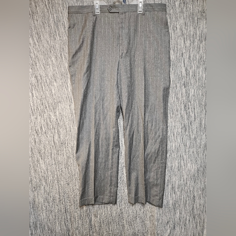 Gray Pinstripe Men's Pants